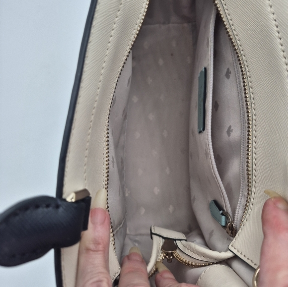 Kate spade staci medium saffiano leather satchel purse with matching wallet - Picture 14 of 16